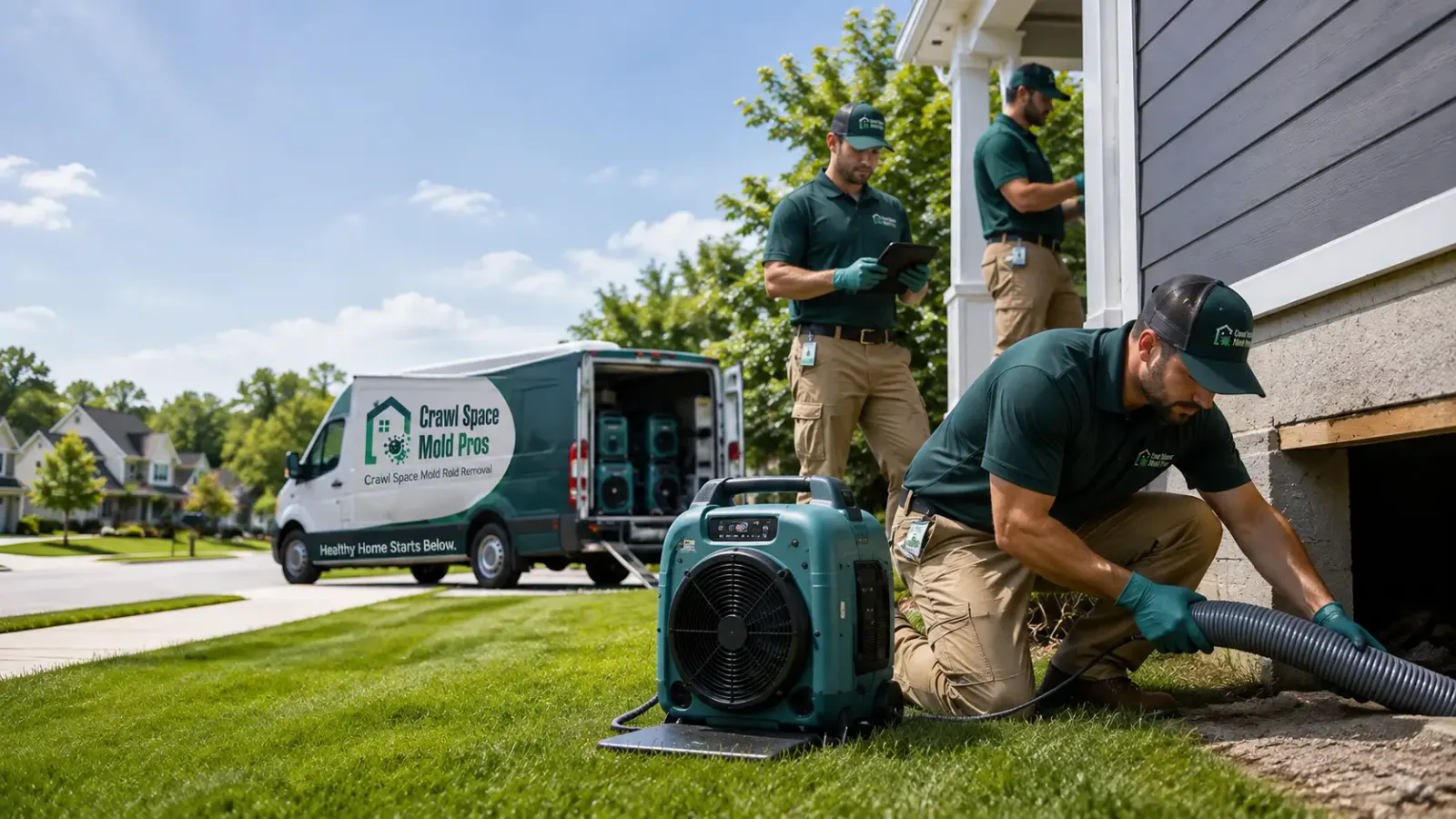 Crawl Space Mold Removal in Alger, OH